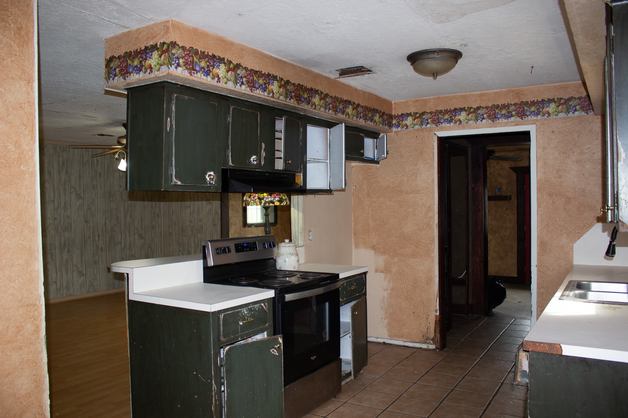 24765 Wicklow Road Hempstead, TX 77445 - Photo 11 of 29 a kitchen with a stove and a microwave