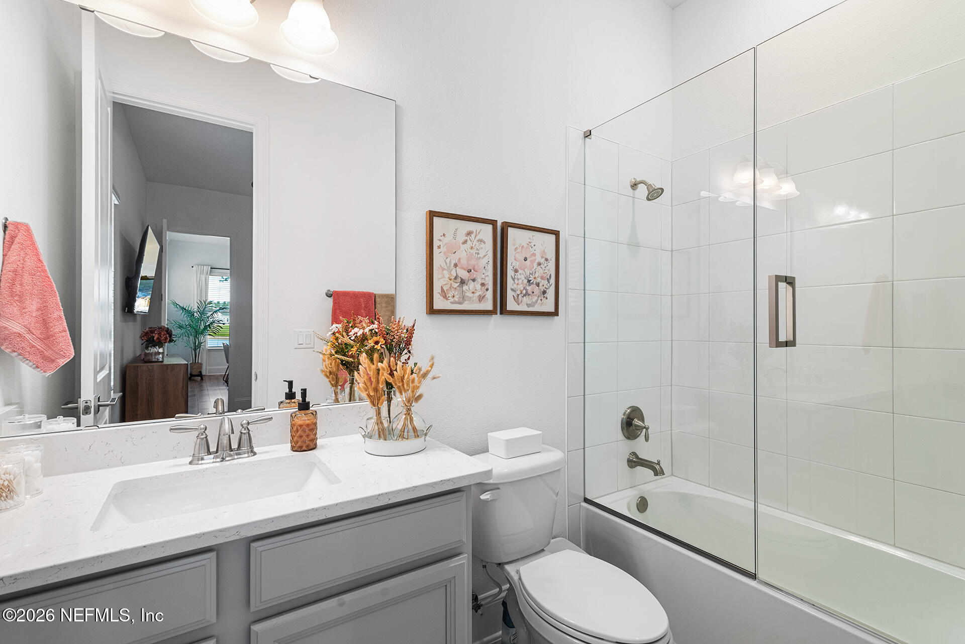 637 Navigators Road St. Johns, FL 32259 - Photo 20 of 42 a bathroom with a sink toilet and shower