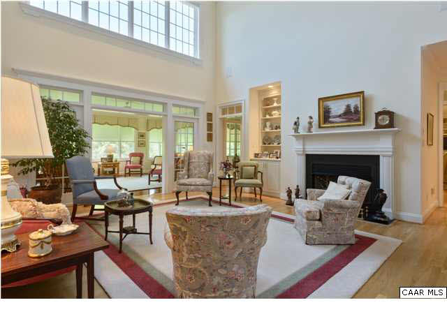 560 Rodes Drive Charlottesville, VA 22903 - Photo 3 of 23 a living room with furniture and a fireplace