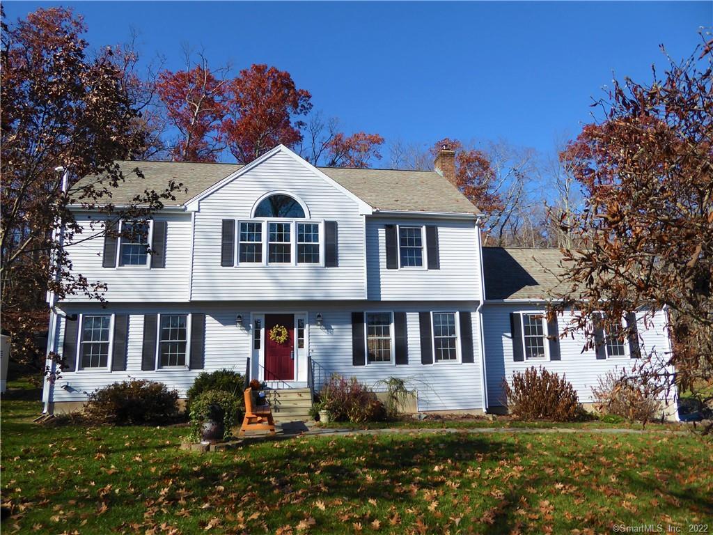 Beautiful 4 bdrm colonial with long range views and privacy.