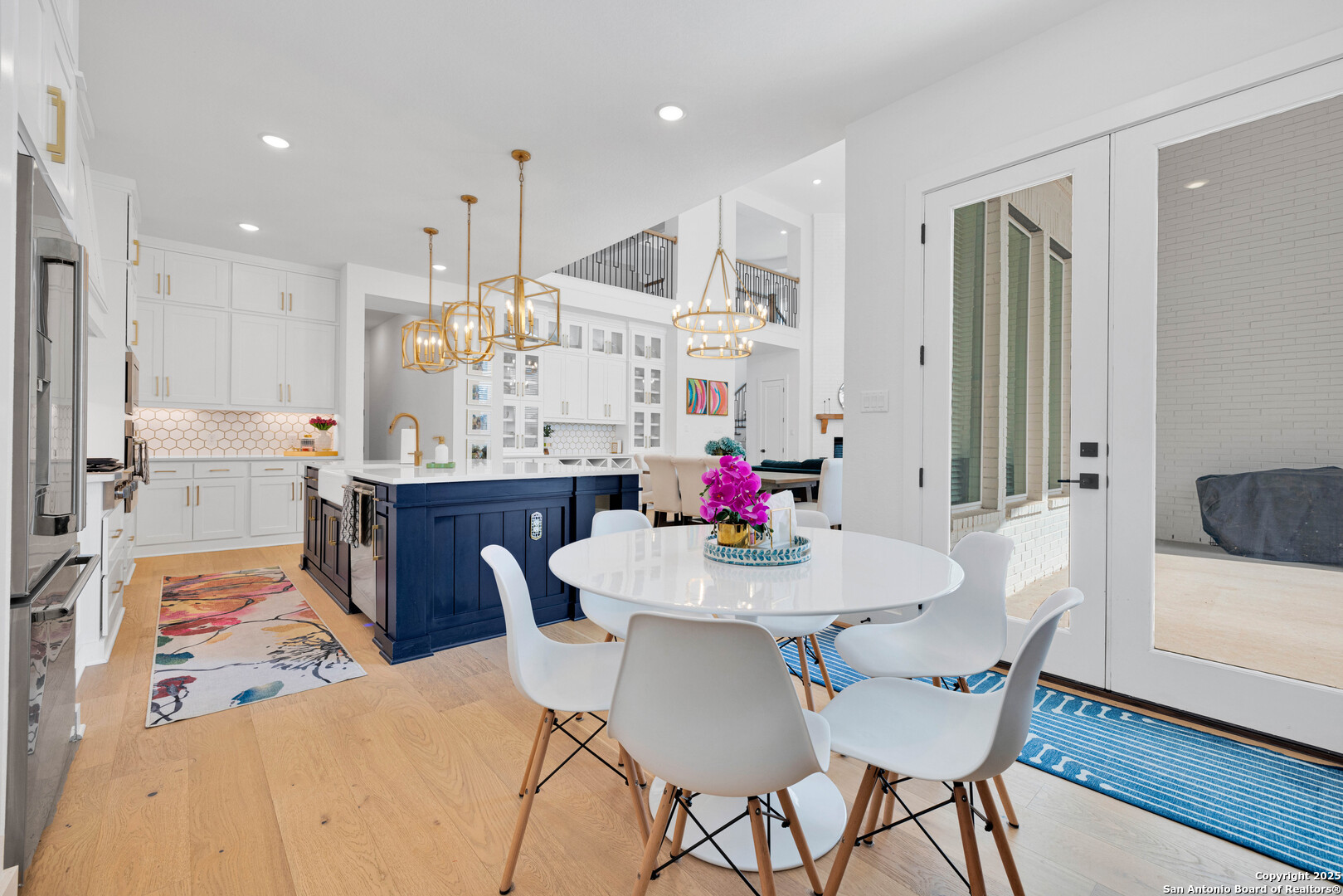 235 Corazon Boerne, TX 78006 - Photo 28 of 68 a view of a dining room with furniture and wooden floor