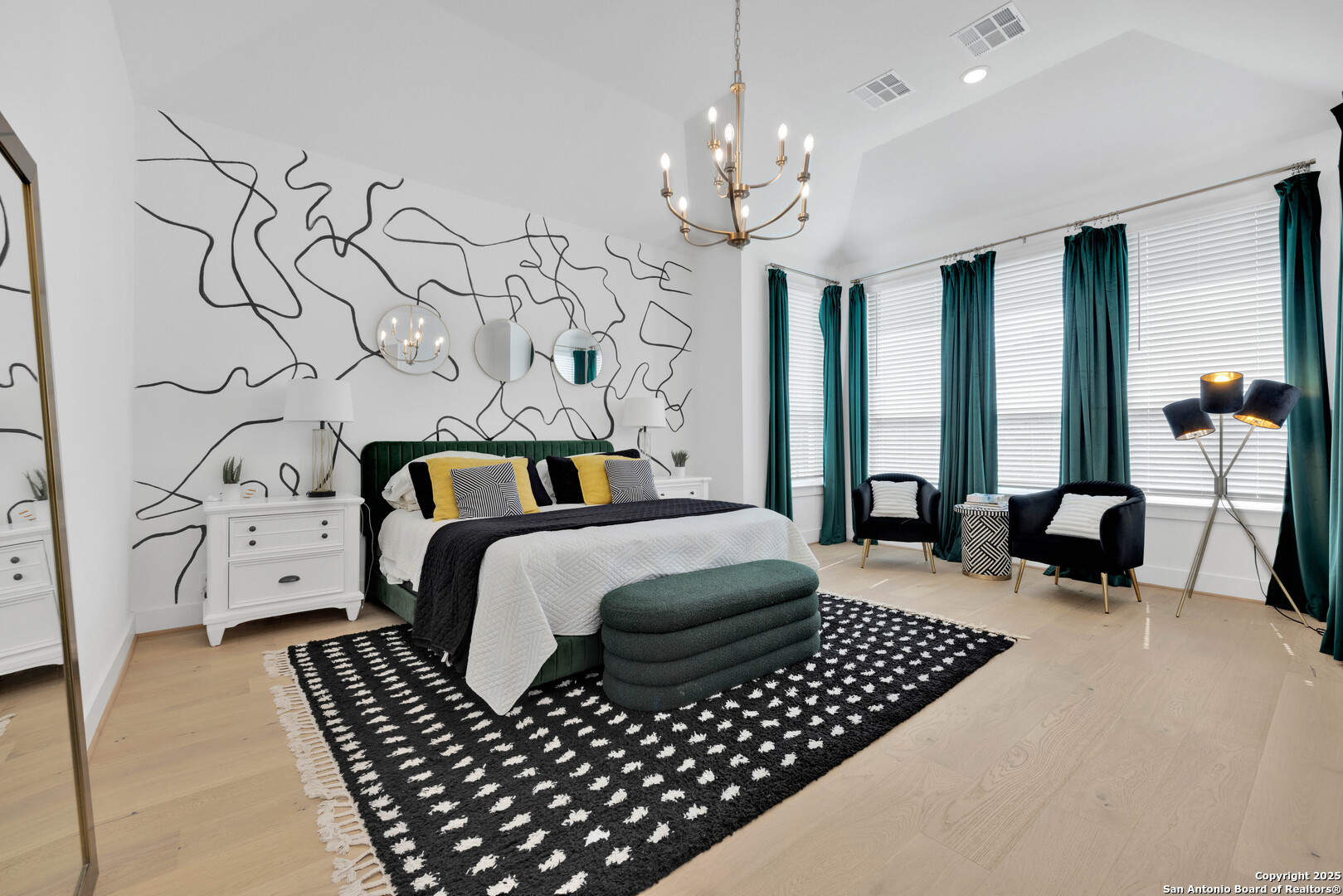 235 Corazon Boerne, TX 78006 - Photo 32 of 68 a bedroom with bed and wooden floor