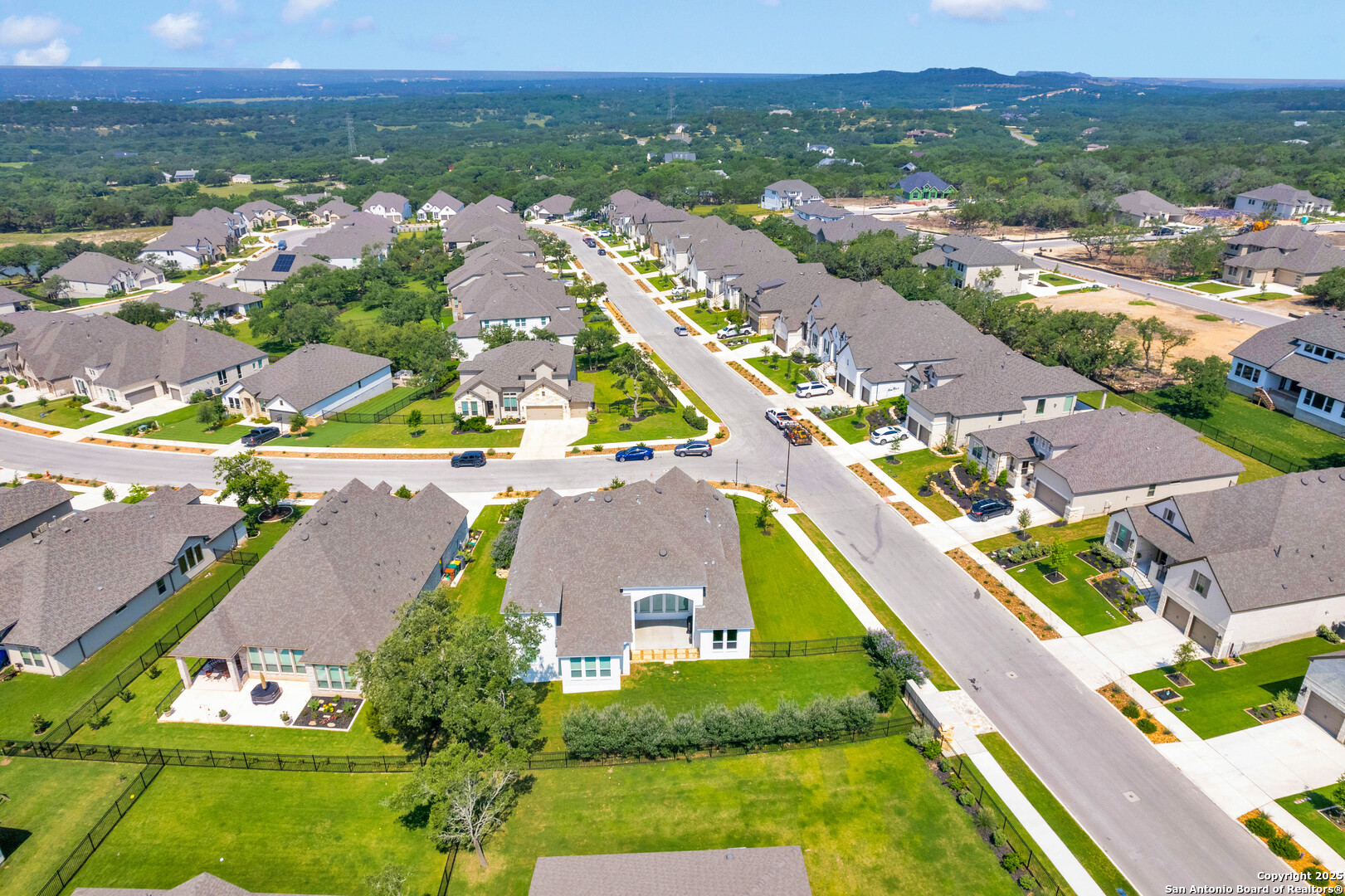 235 Corazon Boerne, TX 78006 - Photo 61 of 68 an aerial view of residential houses with outdoor space