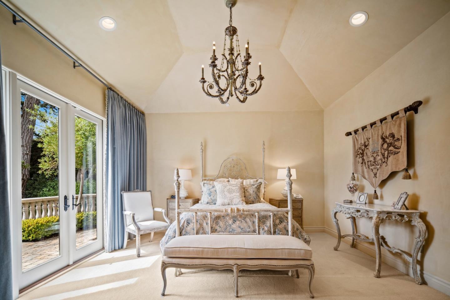 1519 Riata Road Pebble Beach, CA 93953 - Photo 65 of 75 a living room with furniture and a large window