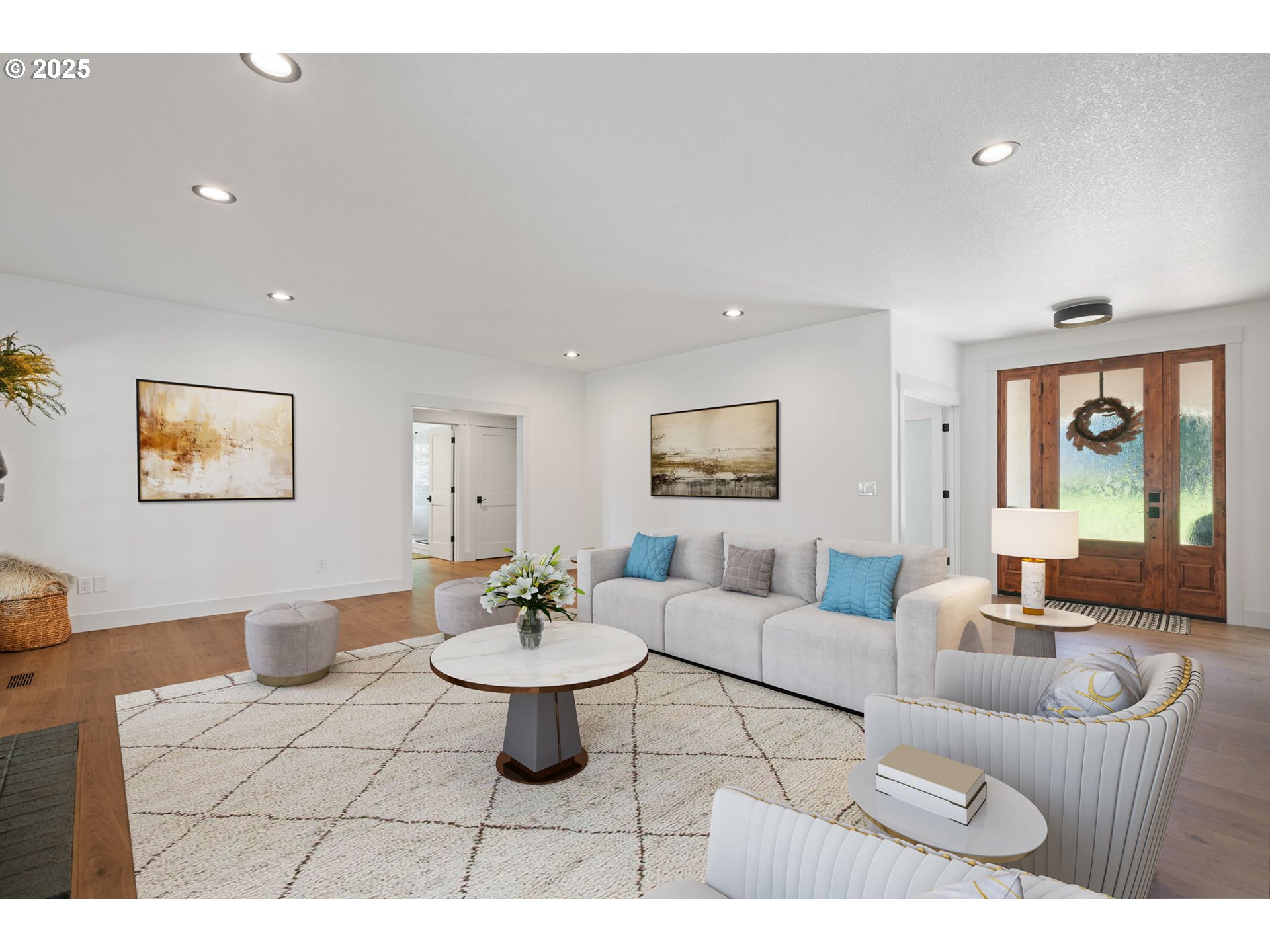 25600 Northeast 152nd Avenue Battle Ground, WA 98604 - Photo 9 of 48 a living room with furniture and a large window