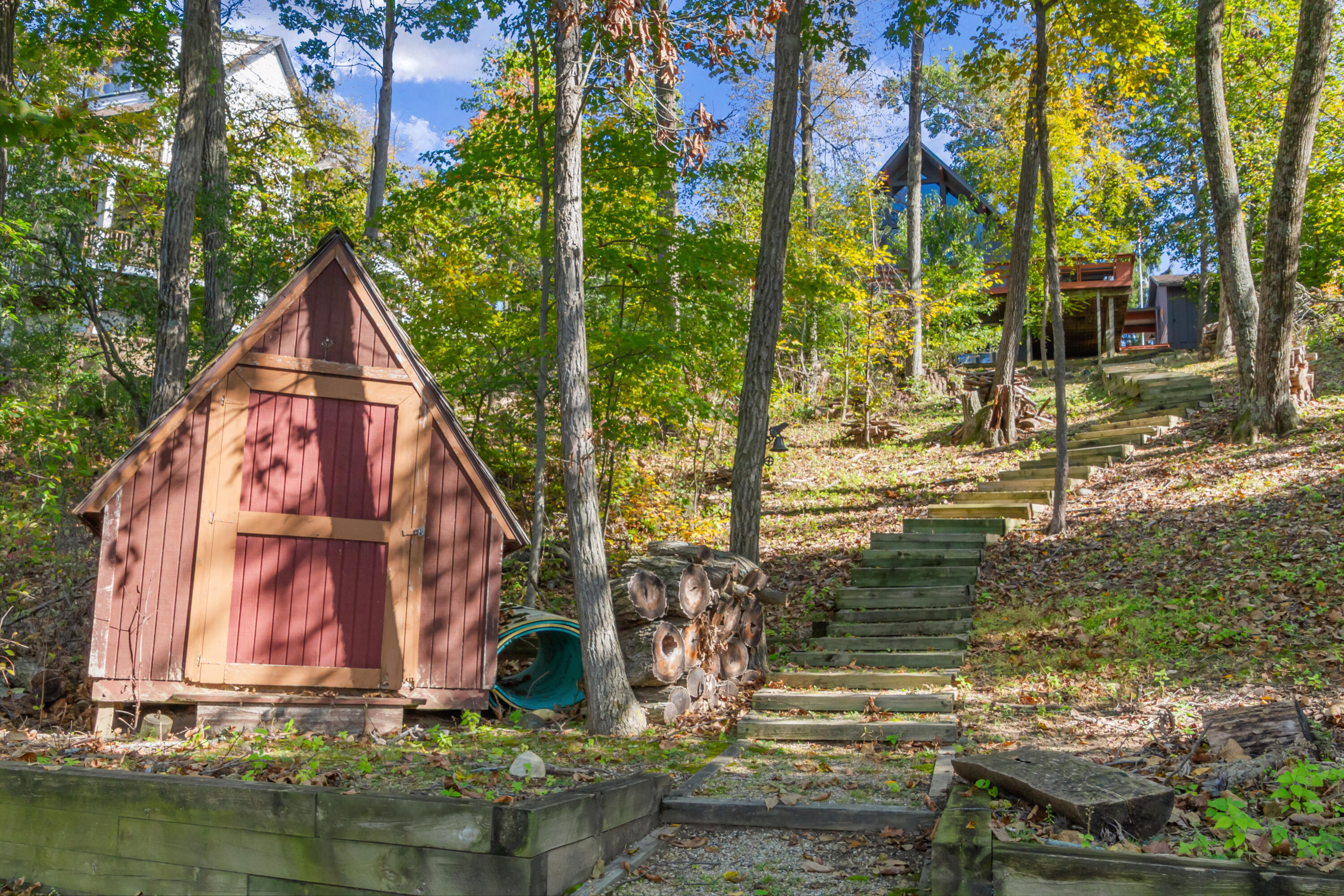 W5518 Lost Nation Road La Grange, WI 53121 - Photo 36 of 41 Lake side from pier
