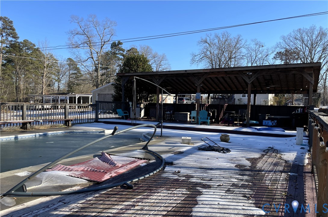 1825 Needham Drive Victoria, VA 23974 - Photo 31 of 32 a view of a swimming pool with a patio