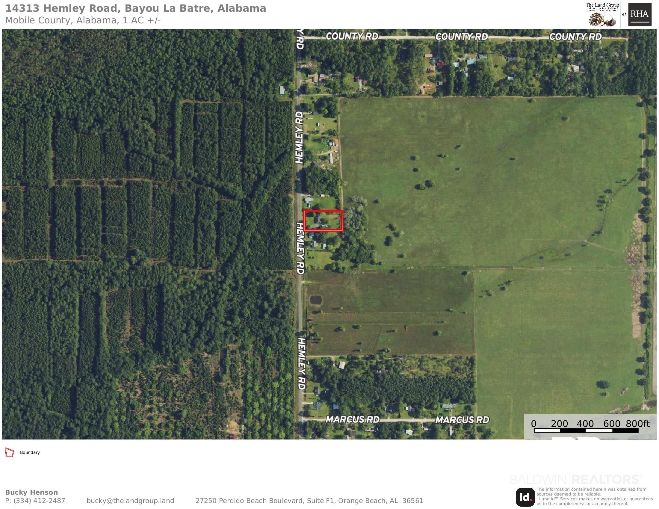 14313 Hemley Road Coden, AL 36523 - Photo 43 of 44 Map