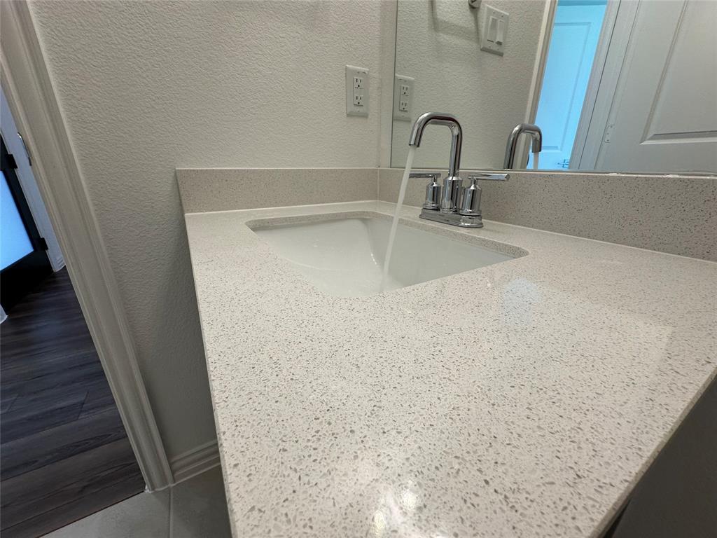 3401 Paintbrush Path Melissa, TX 75454 - Photo 10 of 39 Bathroom view of vanity and a textured wall