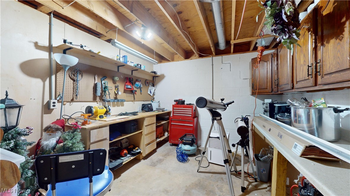 110 Riverview Acres Road Washington, WV 26181 - Photo 38 of 45 SHOP AREA IN BASEMENT