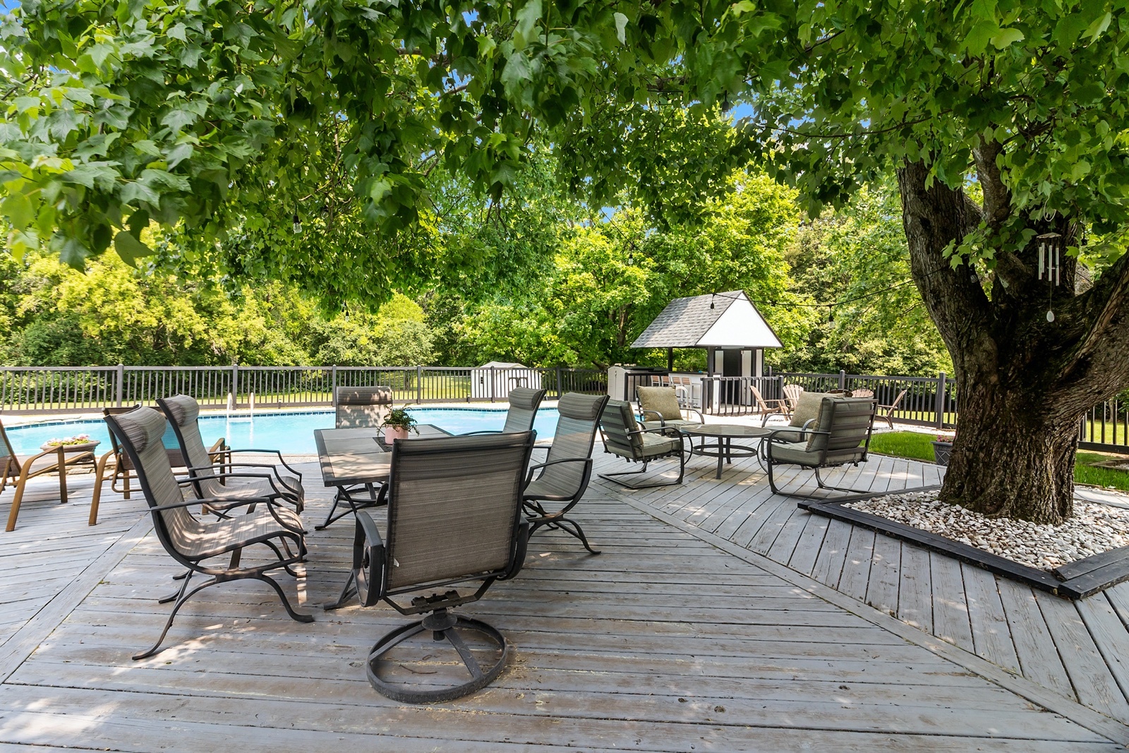 8612 Crystal Springs Road Woodstock, IL 60098 - Photo 31 of 45 swimming pool view with a seating space