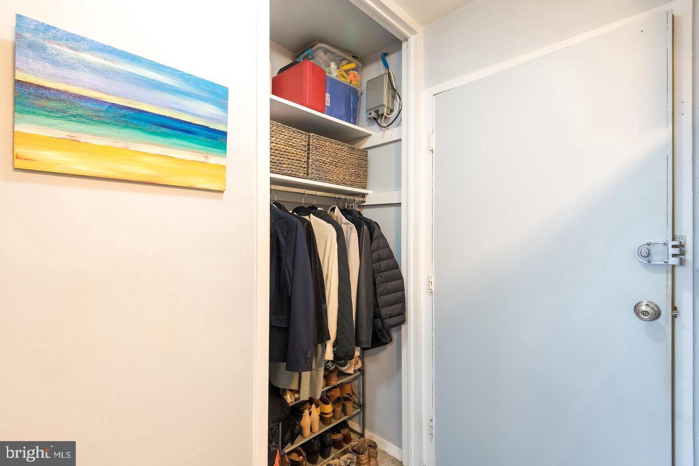 2800 Wisconsin Avenue Northwest, Unit 510 Washington, DC 20007 - Photo 19 of 20 a view of walk in closet with clothes and shoes