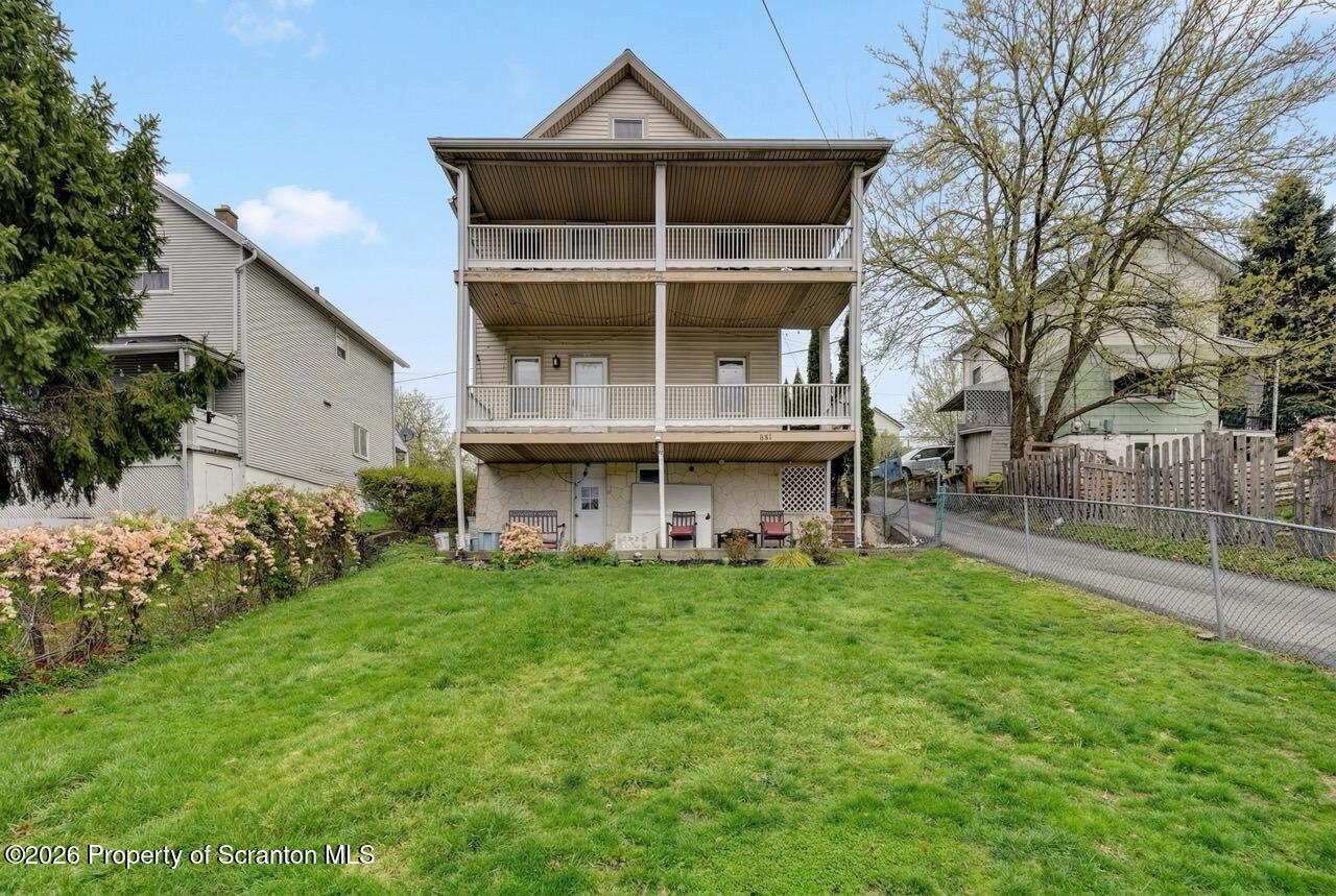 641 East Elm Street Scranton, PA 18505 - Photo 55 of 59 a house view with a garden space
