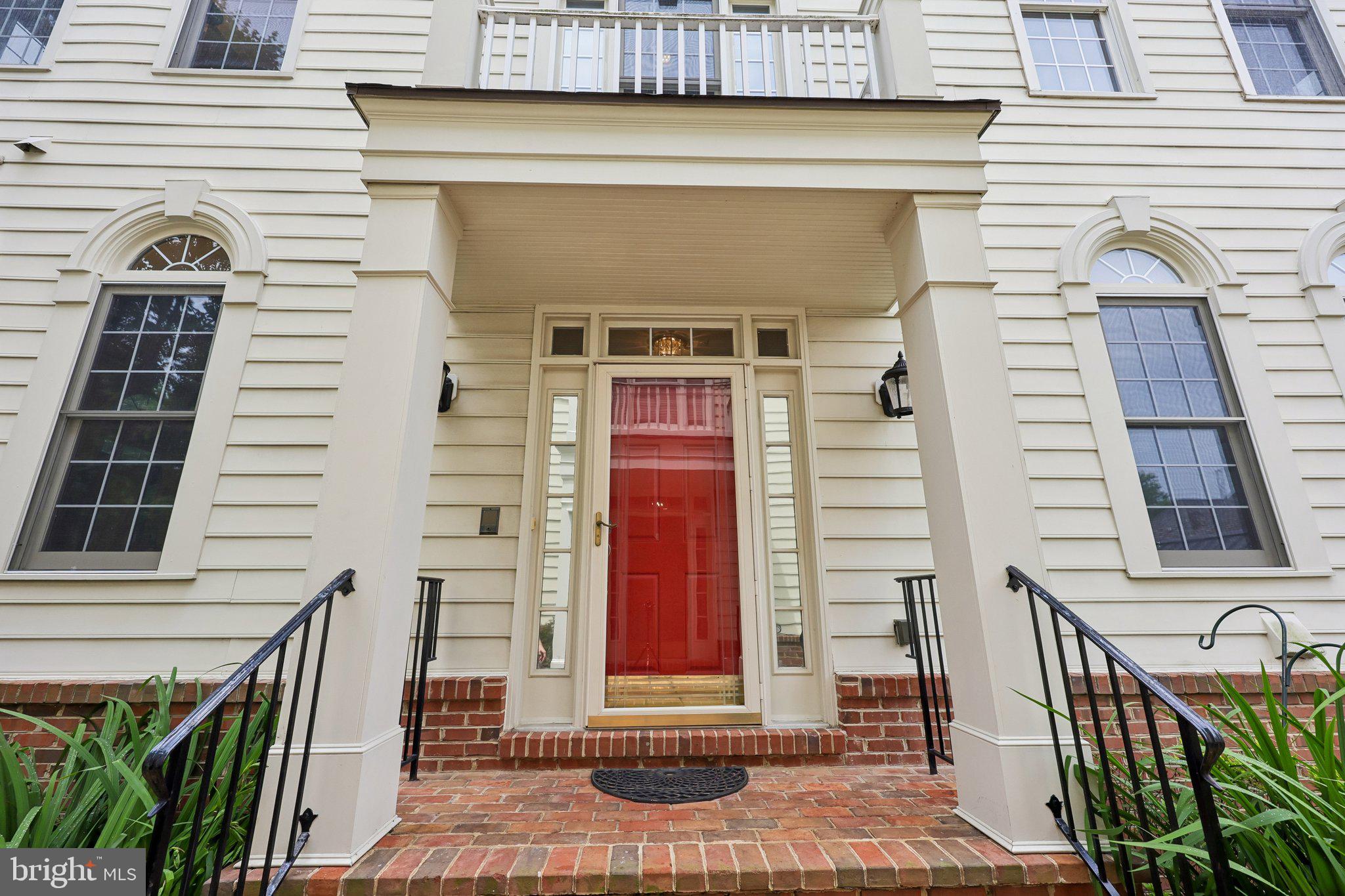 331 Alfandre Street Gaithersburg, MD 20878 - Photo 3 of 38 Charming entrance with vibrant red door.