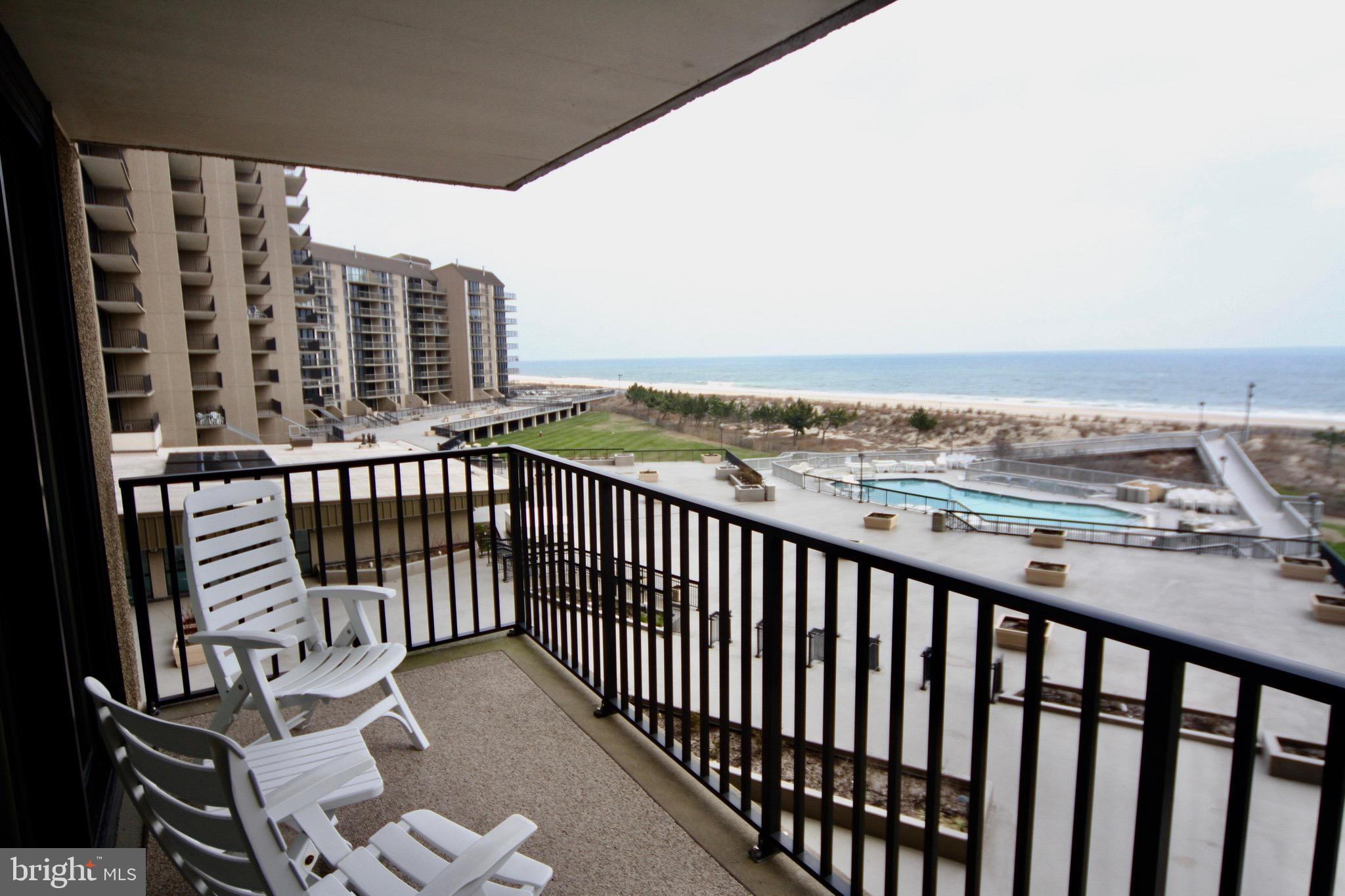 304 South Edgewater House Road Bethany Beach, DE 19930 - Photo 2 of 59 One of the Larger Balconies on the East & the VIEW