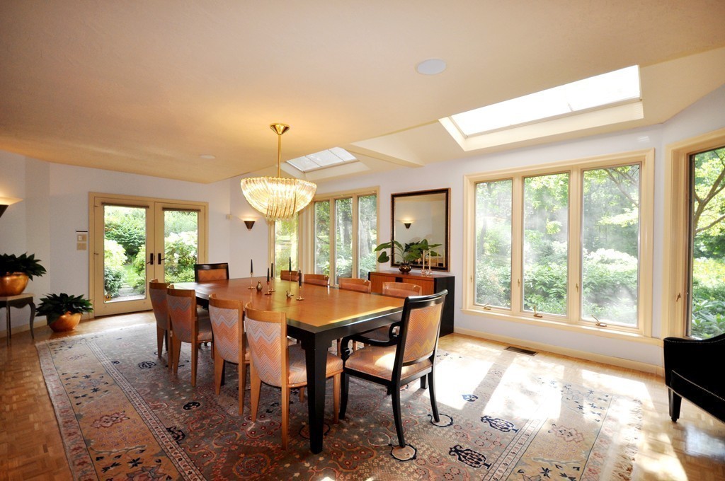 10 Rice Road Sudbury, MA 01776 - Photo 12 of 29 a view of a dining room with furniture window and outside view
