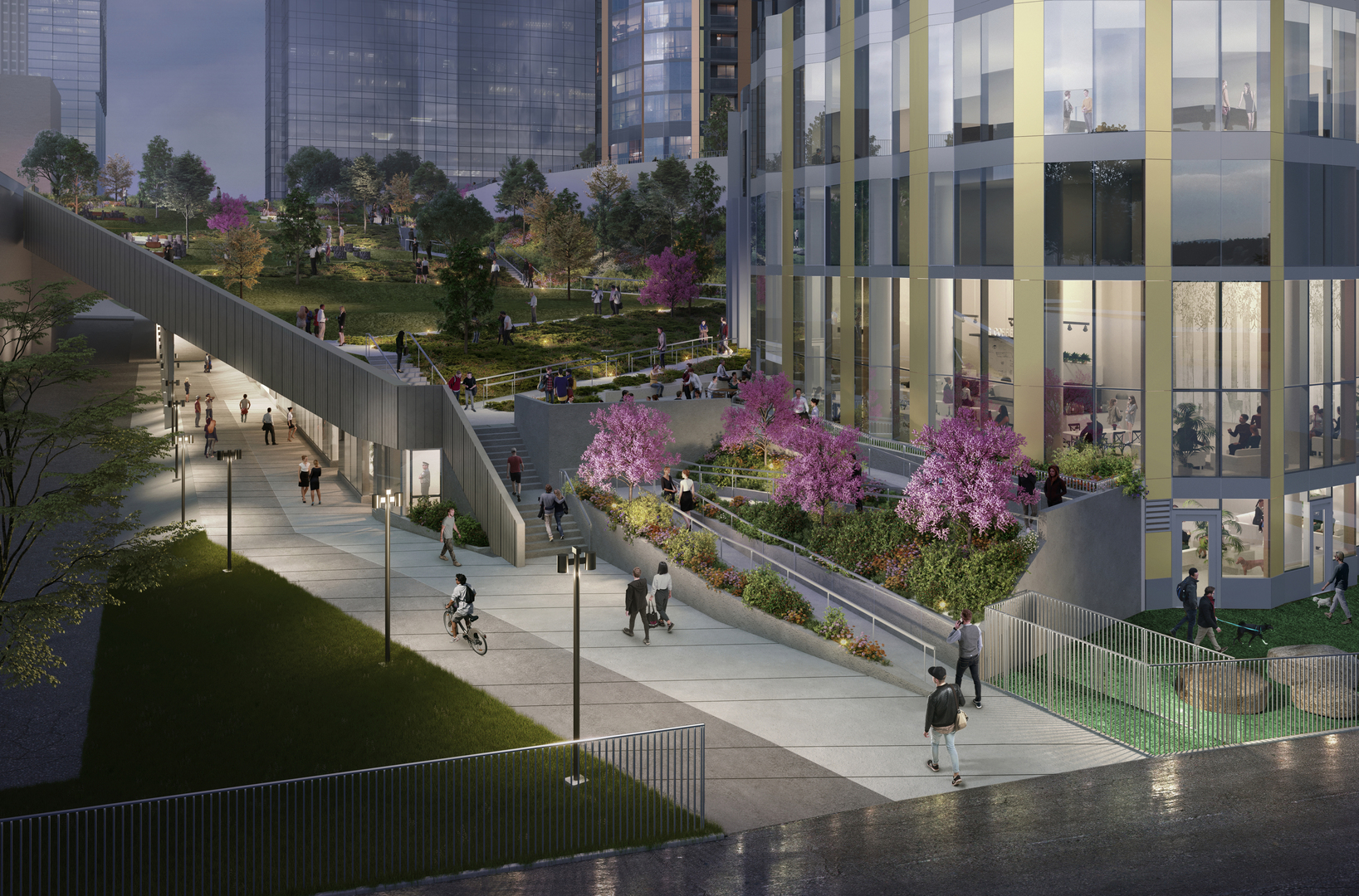 211 North Harbor Drive, Unit 2002 Chicago, IL 60601 - Photo 30 of 30 a view of a street with sitting area