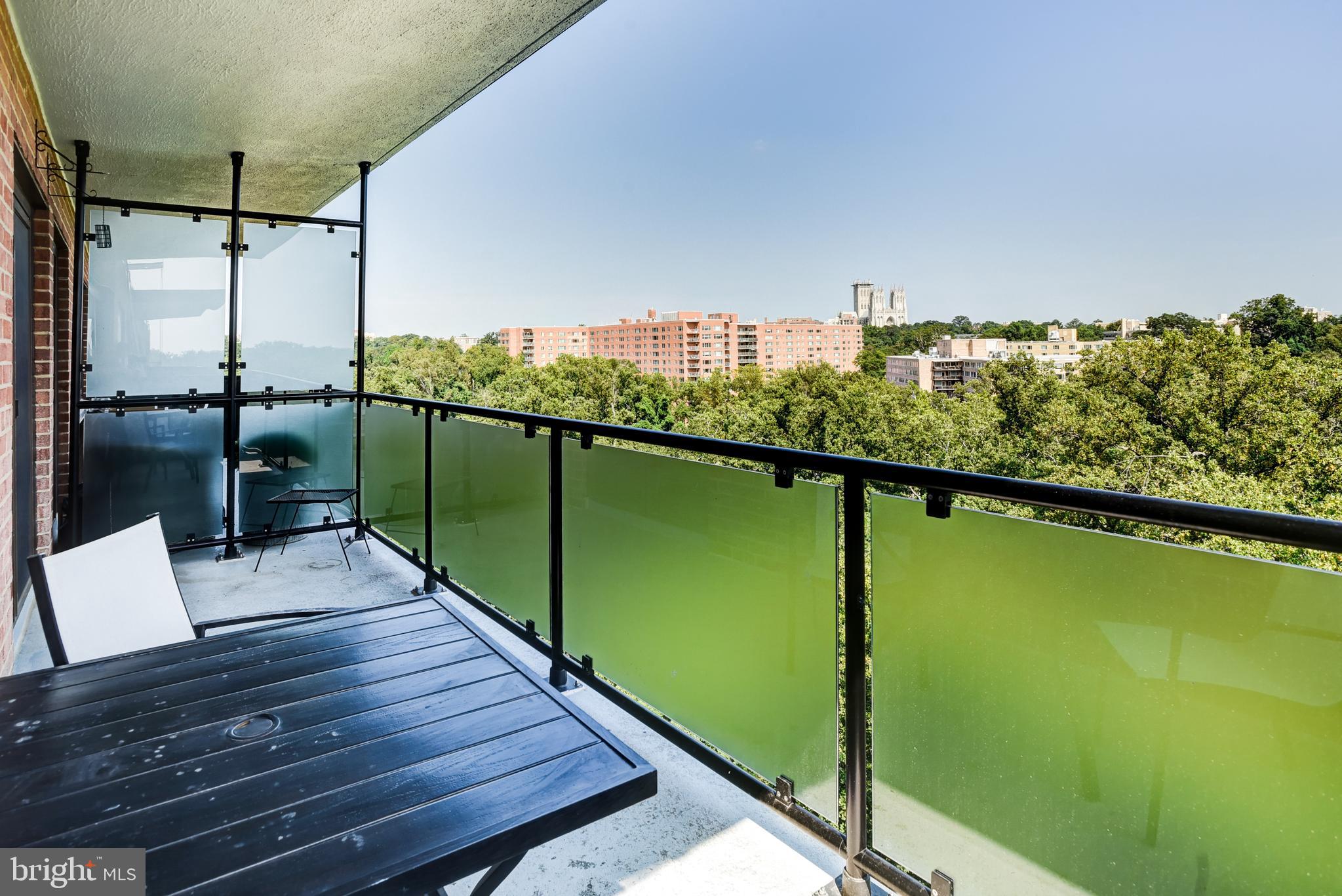 4201 Cathedral Avenue Northwest, Unit 1411E Washington, DC 20016 - Photo 40 of 66 a view of a balcony with lake view