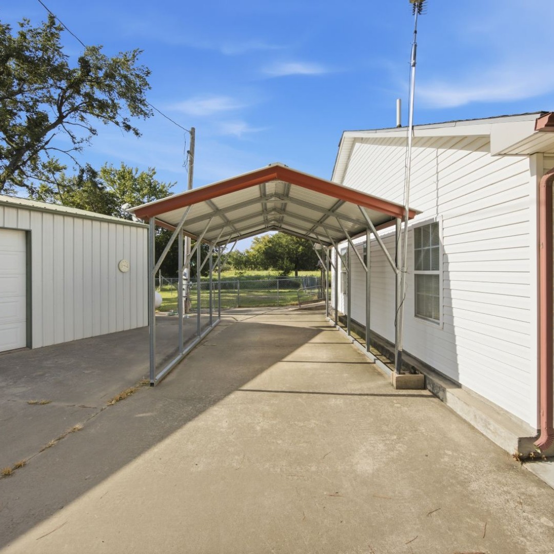 2696 Russellville Road Quinton, OK 74561 - Photo 27 of 40 Carport