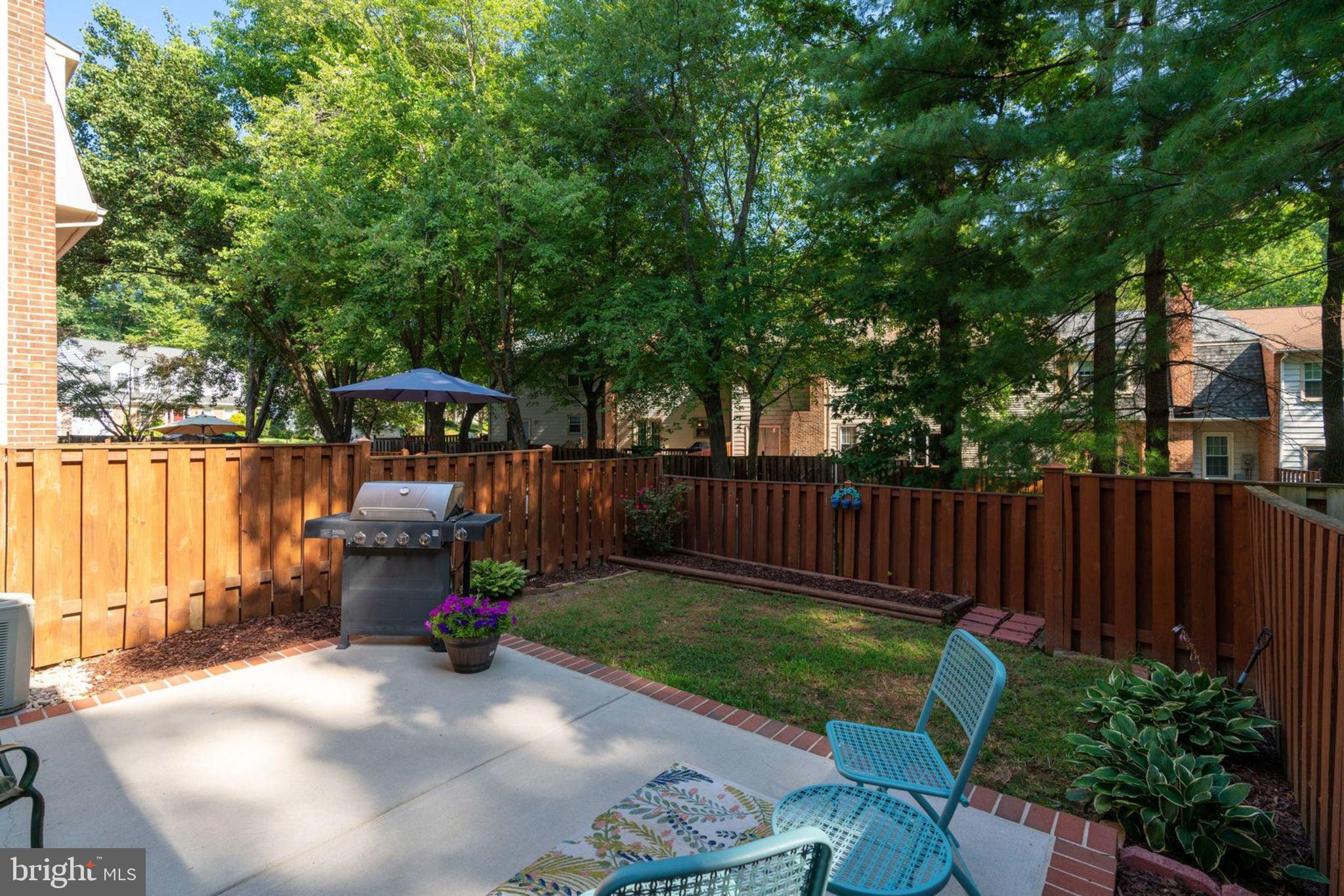 7914 Treeside Court Springfield, VA 22152 - Photo 46 of 61 Rear Patio Space