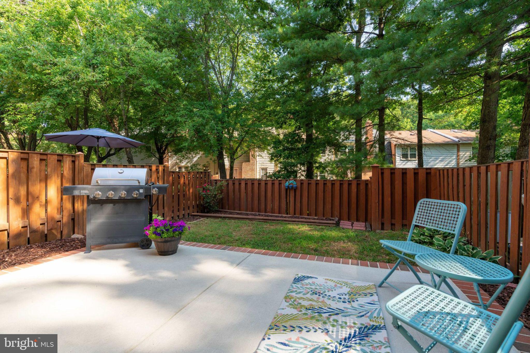 7914 Treeside Court Springfield, VA 22152 - Photo 47 of 61 Rear Patio Space