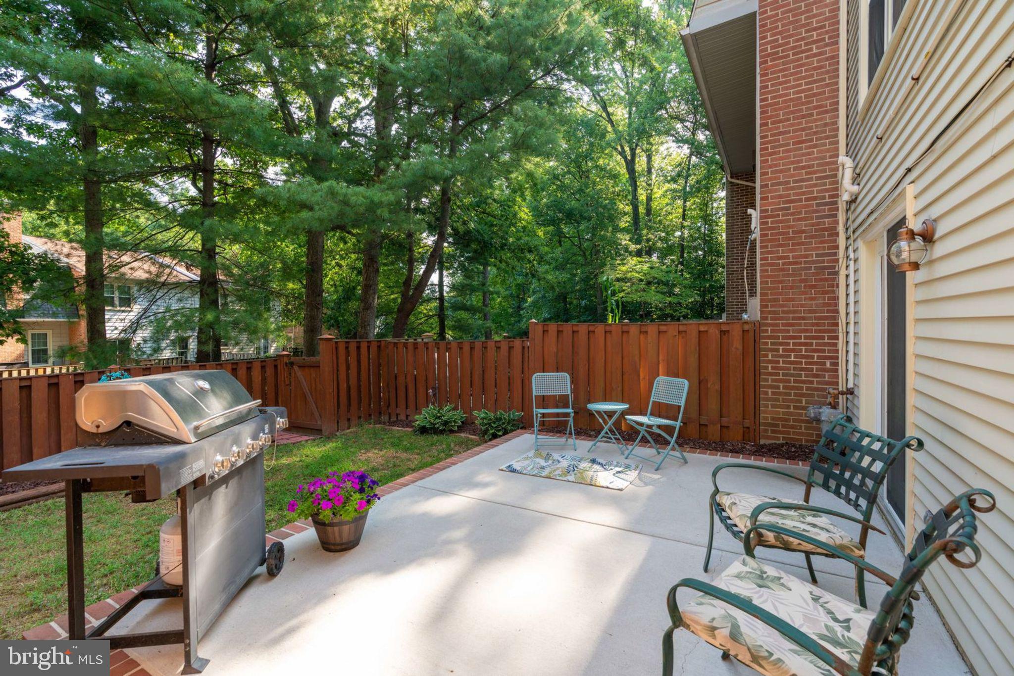 7914 Treeside Court Springfield, VA 22152 - Photo 49 of 61 Rear Patio Space