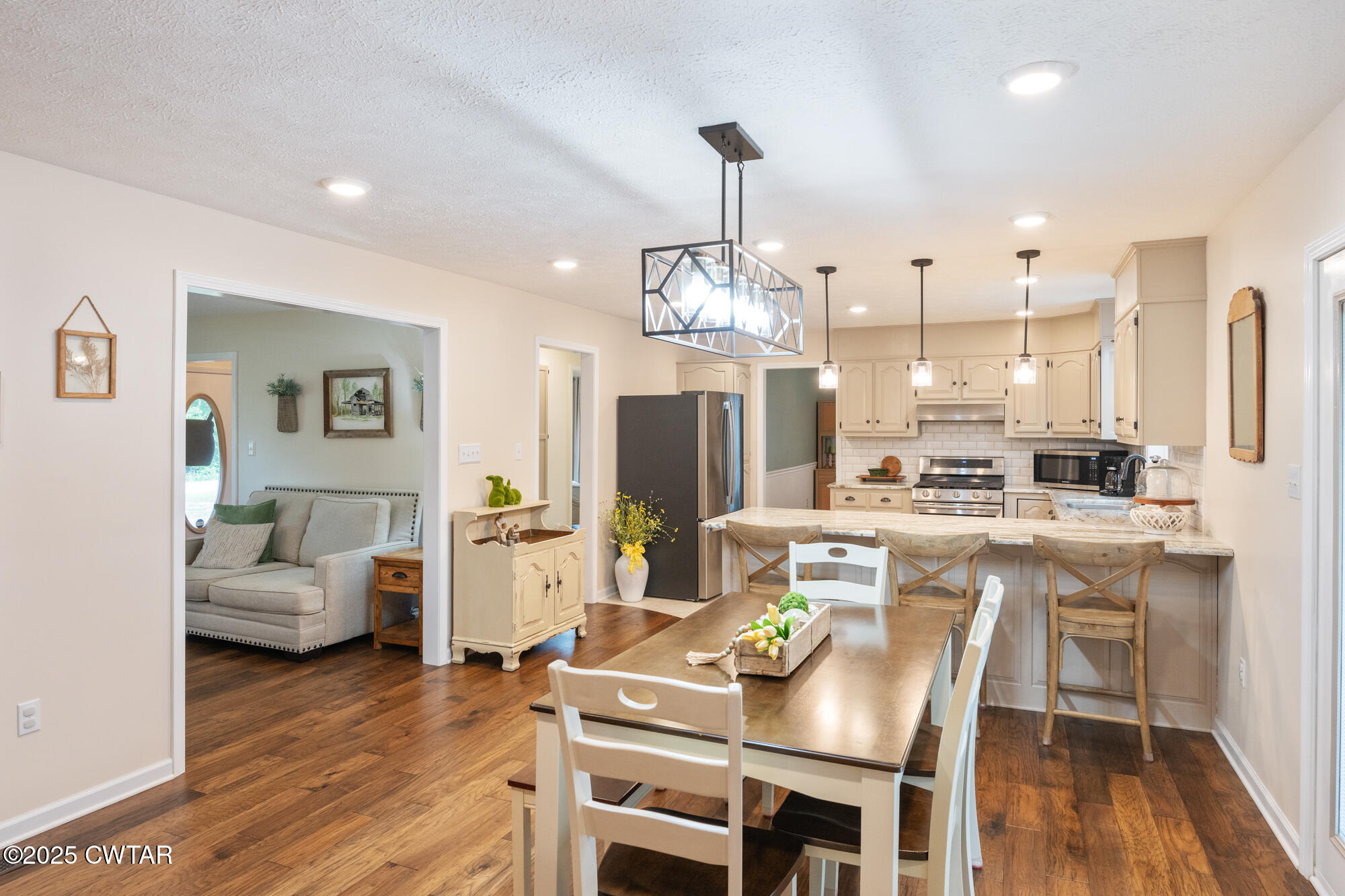 105 Center Hill-Wright Road Reagan, TN 38368 - Photo 15 of 42 a large kitchen with a table and chairs