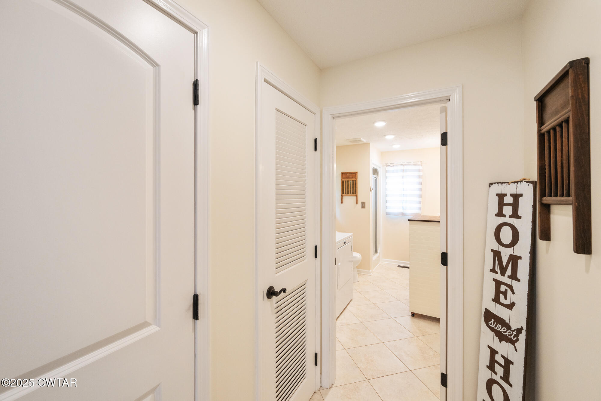 105 Center Hill-Wright Road Reagan, TN 38368 - Photo 20 of 42 a bathroom with a shower and a glass door