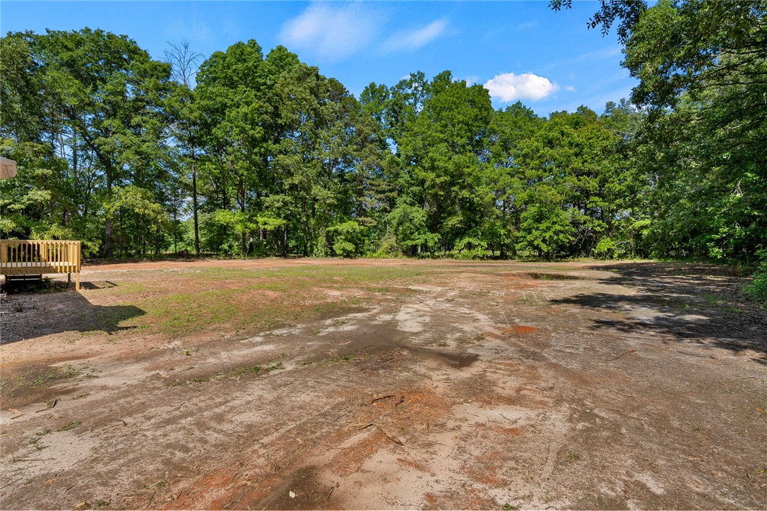 131 Lockaby Road Pelzer, SC 29669 - Photo 37 of 50 This spacious yard offers ample green space and a natural tree-lined backdrop.
