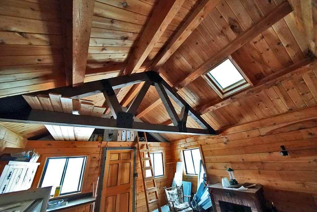 Lot 14 Mountain Road Houlton, ME 04730 - Photo 44 of 75 log-cabin-cathedral-ceiling