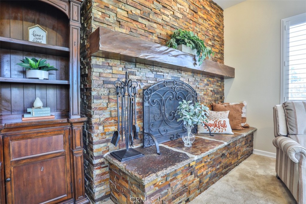 12619 Rustic Oak Court Rancho Cucamonga, CA 91739 - Photo 17 of 75 Family room fireplace