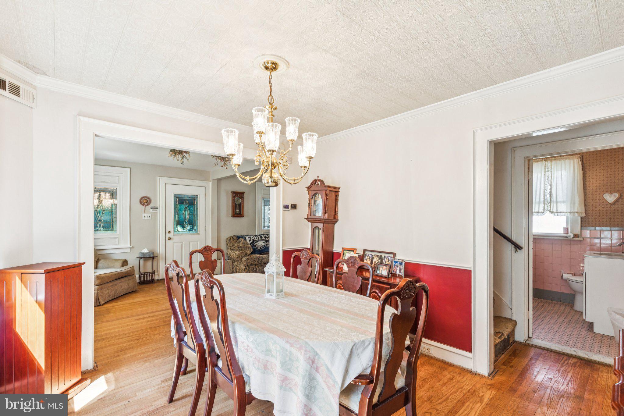 375 Church Road Jenkintown, PA 19046 - Photo 25 of 69 a view of a dining room with furniture and wooden floor