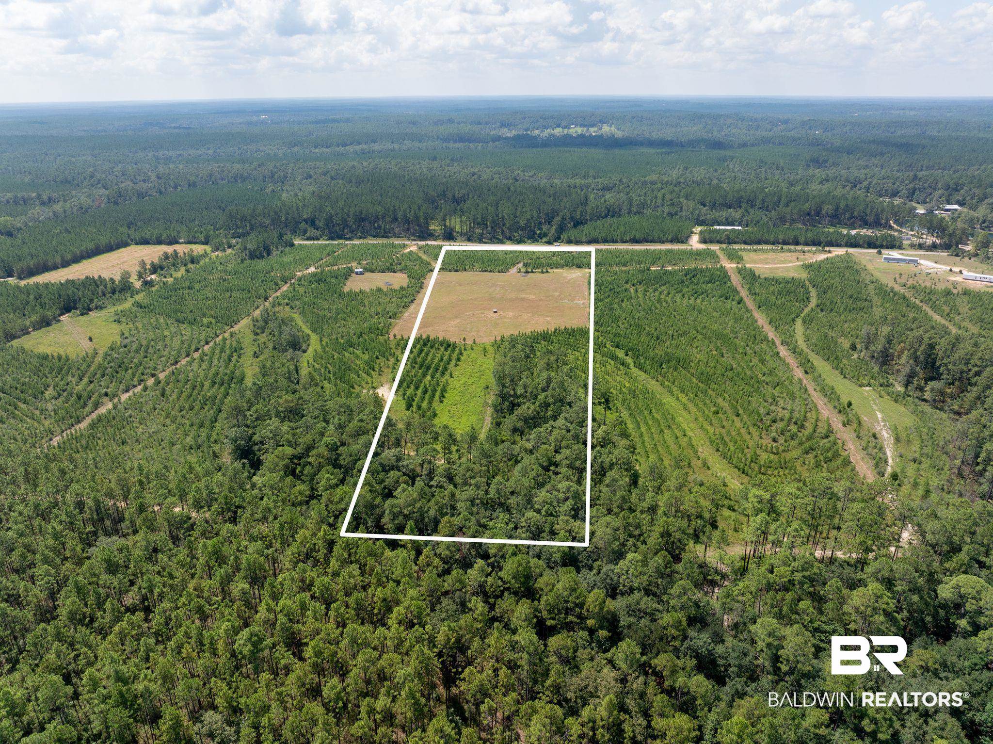18813 Horseneck Road Bay Minette, AL 36507 - Photo 2 of 16 Aerial view with a rural view