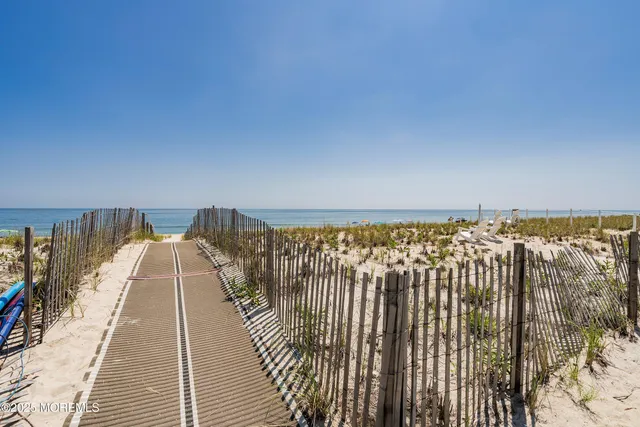 a view of balcony with ocean view