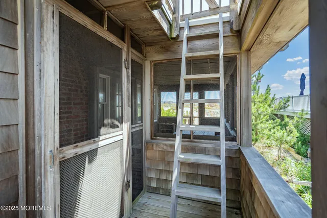 a view of front door and porch