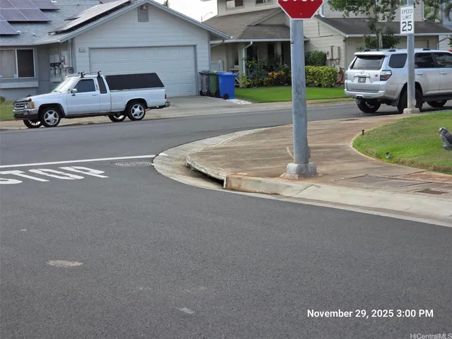 a car parked in front of a building