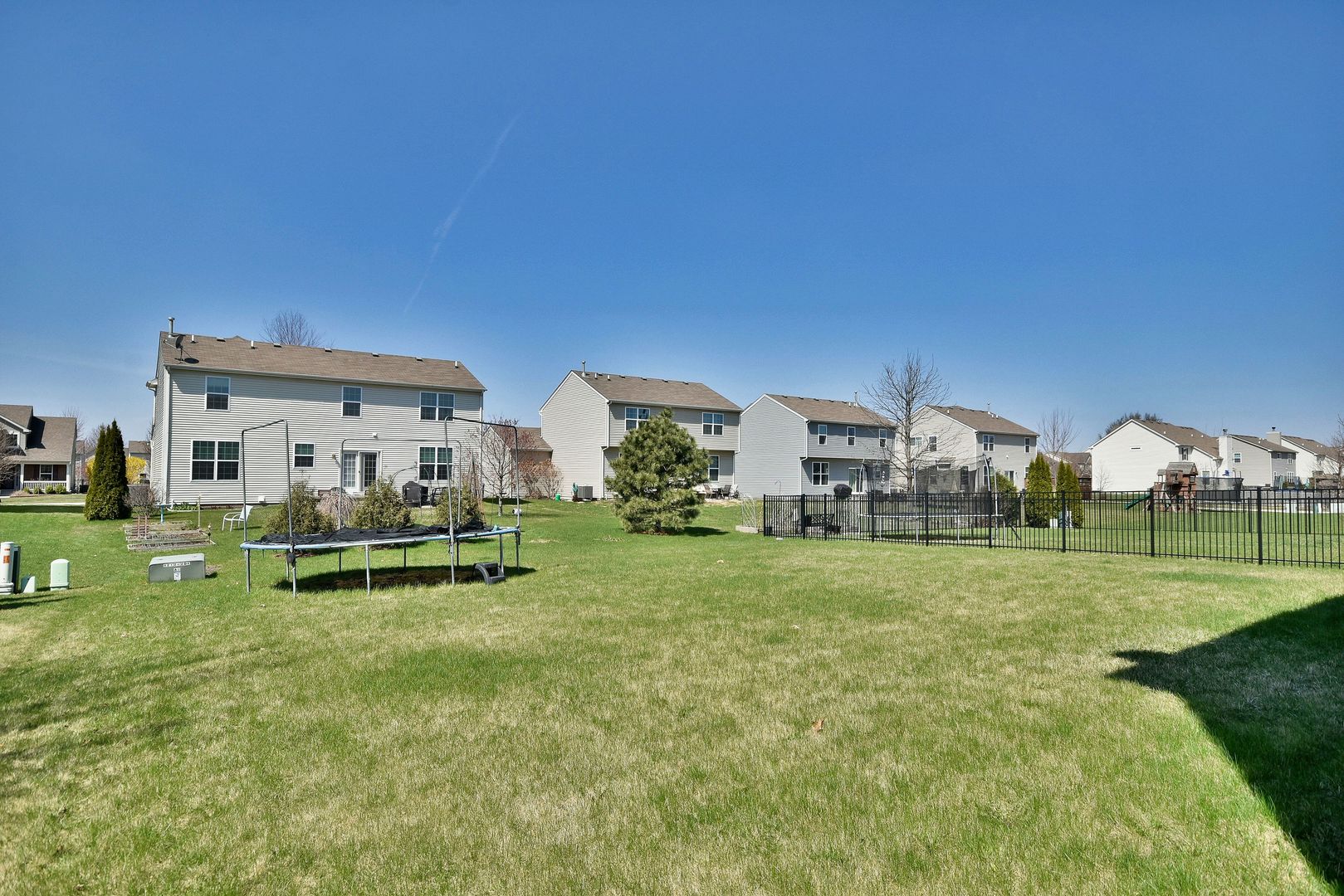 168 Reston Lane Gilberts, IL 60136 - Photo 40 of 43 a view of a house with a big yard and a large tree