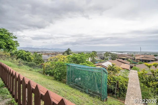 a view of a city from a balcony