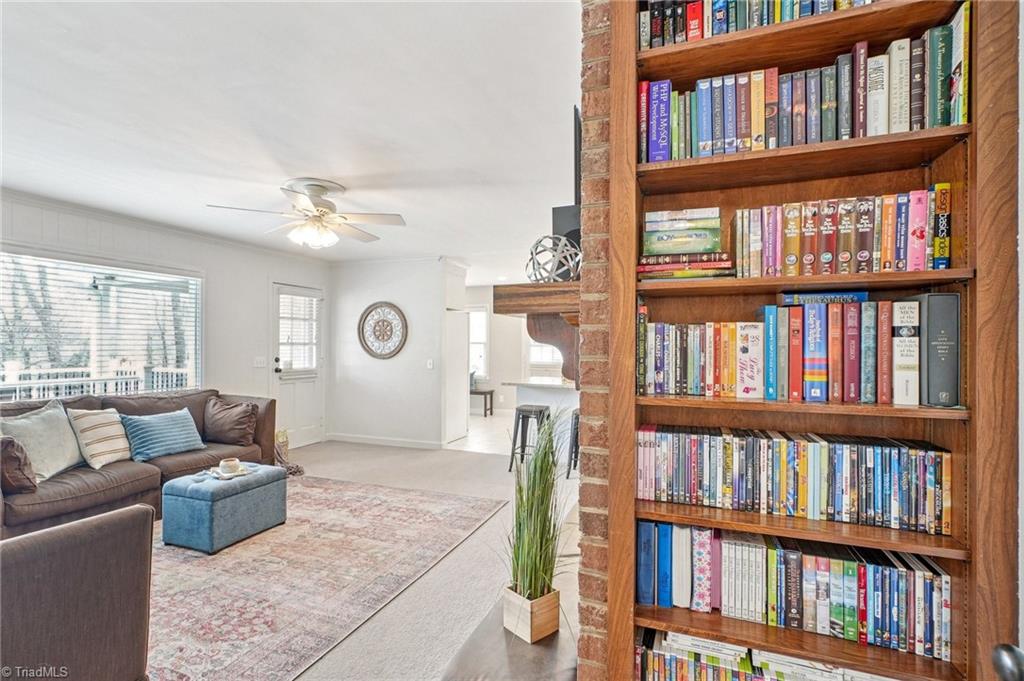 1412 Hobbs Road Greensboro, NC 27408 - Photo 21 of 47 Charming built in bookcase