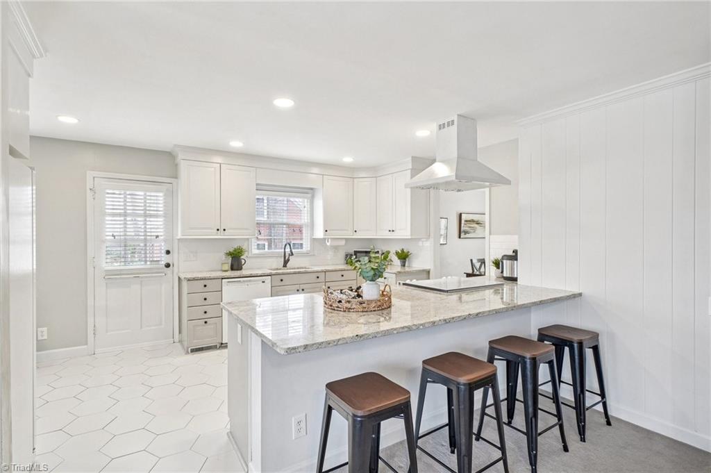 1412 Hobbs Road Greensboro, NC 27408 - Photo 9 of 47 LOVE the massive Island..Bar seating is a PLUS!