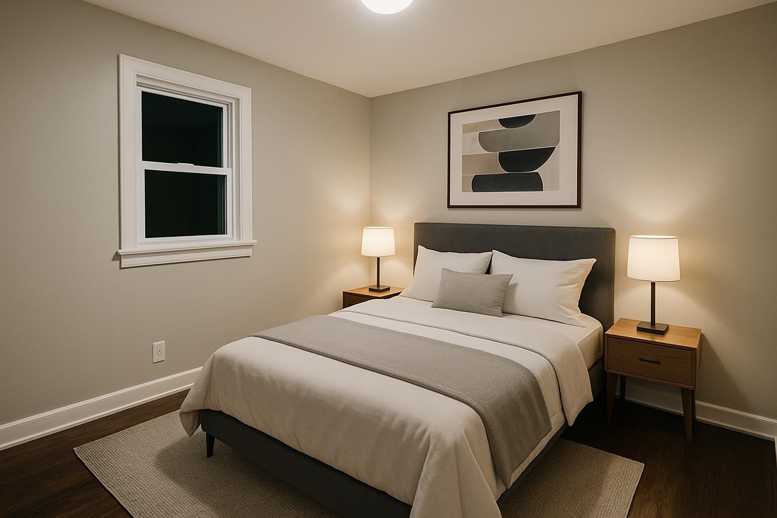 8645 Loomis Road Bartlett, TN 38002 - Photo 15 of 15 a bedroom with bed and a window