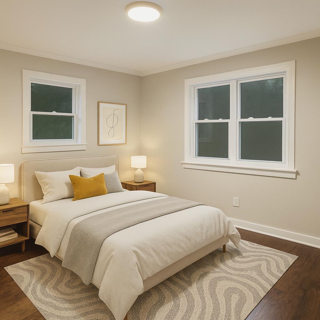 8645 Loomis Road Bartlett, TN 38002 - Photo 5 of 15 a bedroom with a bed and a window