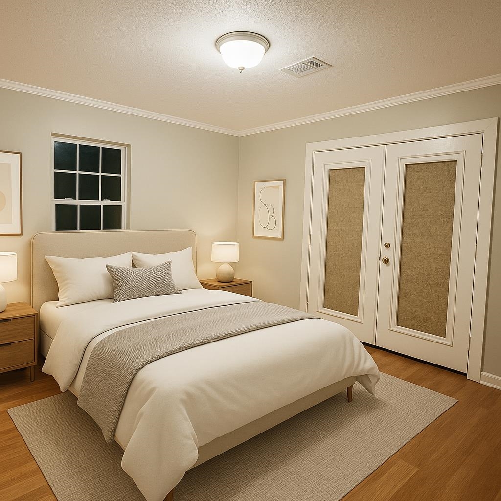 8645 Loomis Road Bartlett, TN 38002 - Photo 6 of 15 a bedroom with a bed and a window