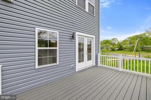 a view of a house with a deck