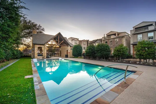 a view of balcony with wooden floor and stairs