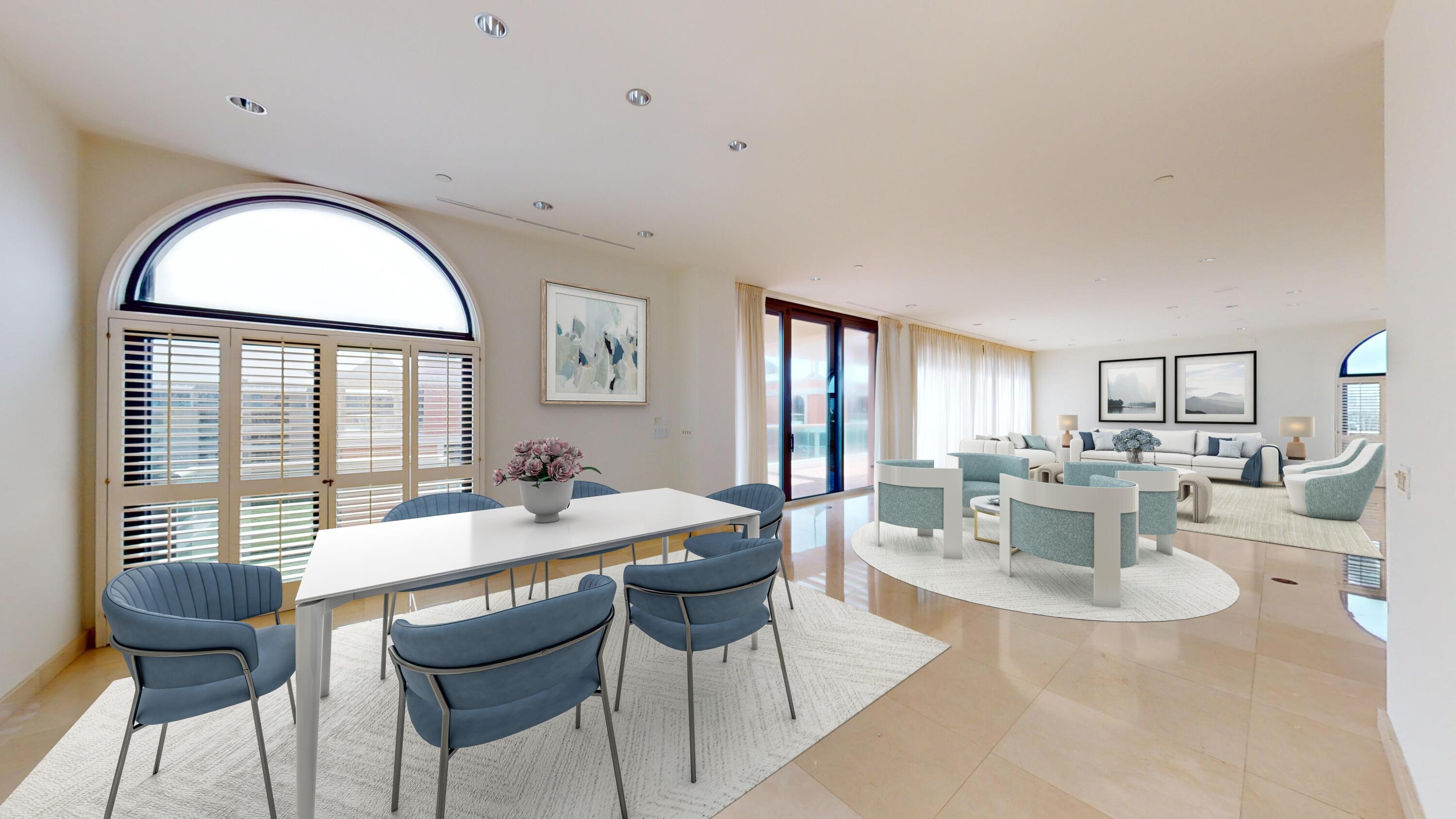 2 North Breakers Row, Unit PH4 Palm Beach, FL 33480 - Photo 13 of 38 2nbreakersrdnph4diningandgreatroom