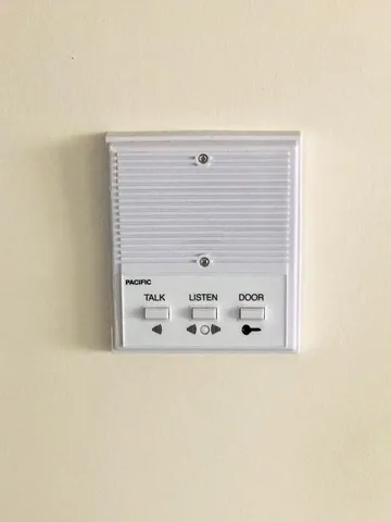 a close up of a wall