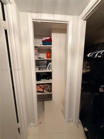 a view of walk in closet