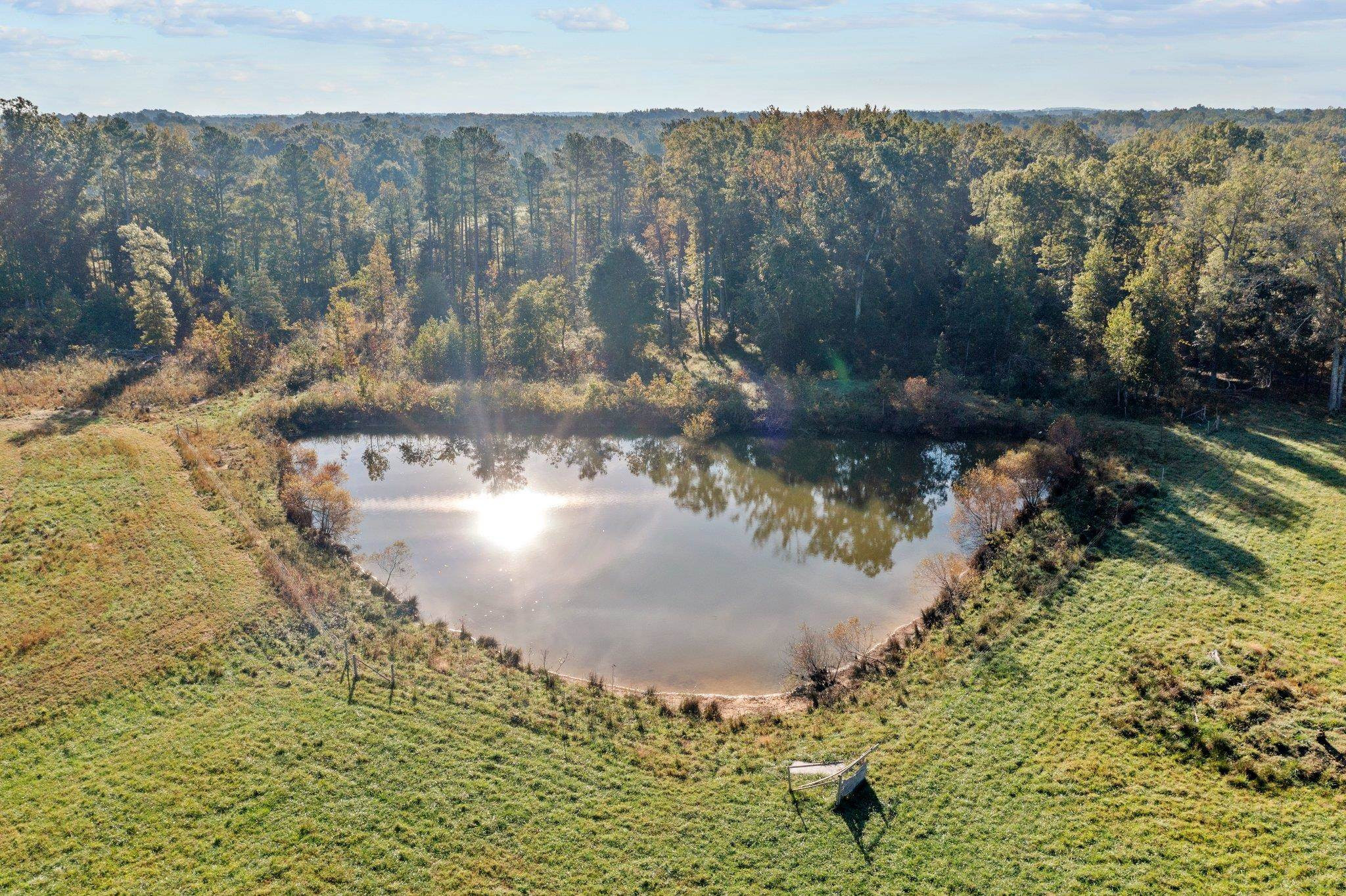One of two ponds on the fram