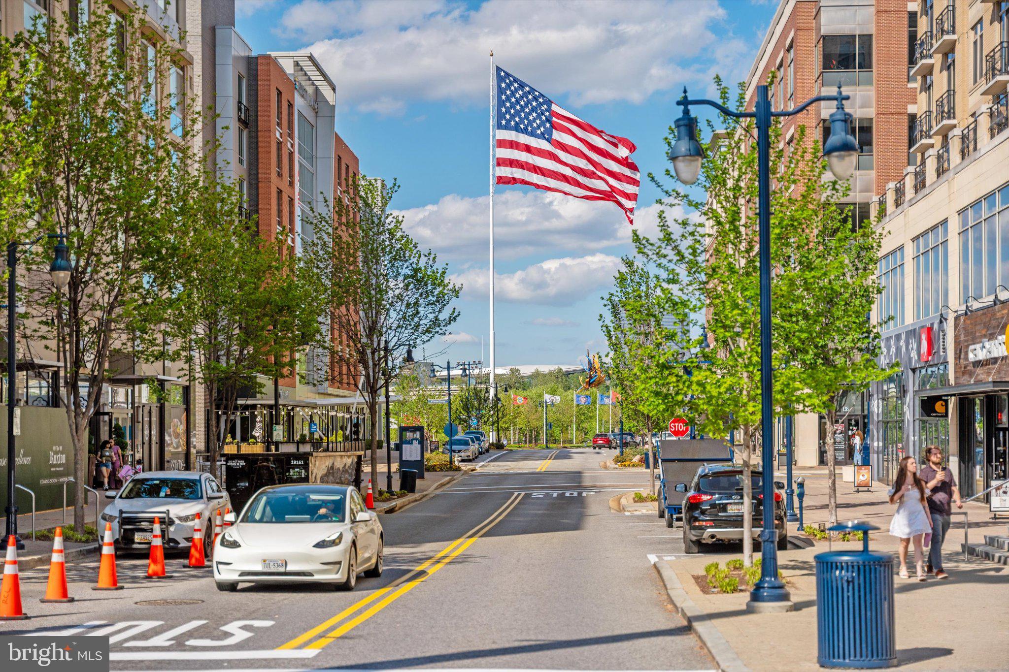 12908 Windbrook Drive Clinton, MD 20735 - Photo 46 of 67 Vibrant street scene with flag flying.